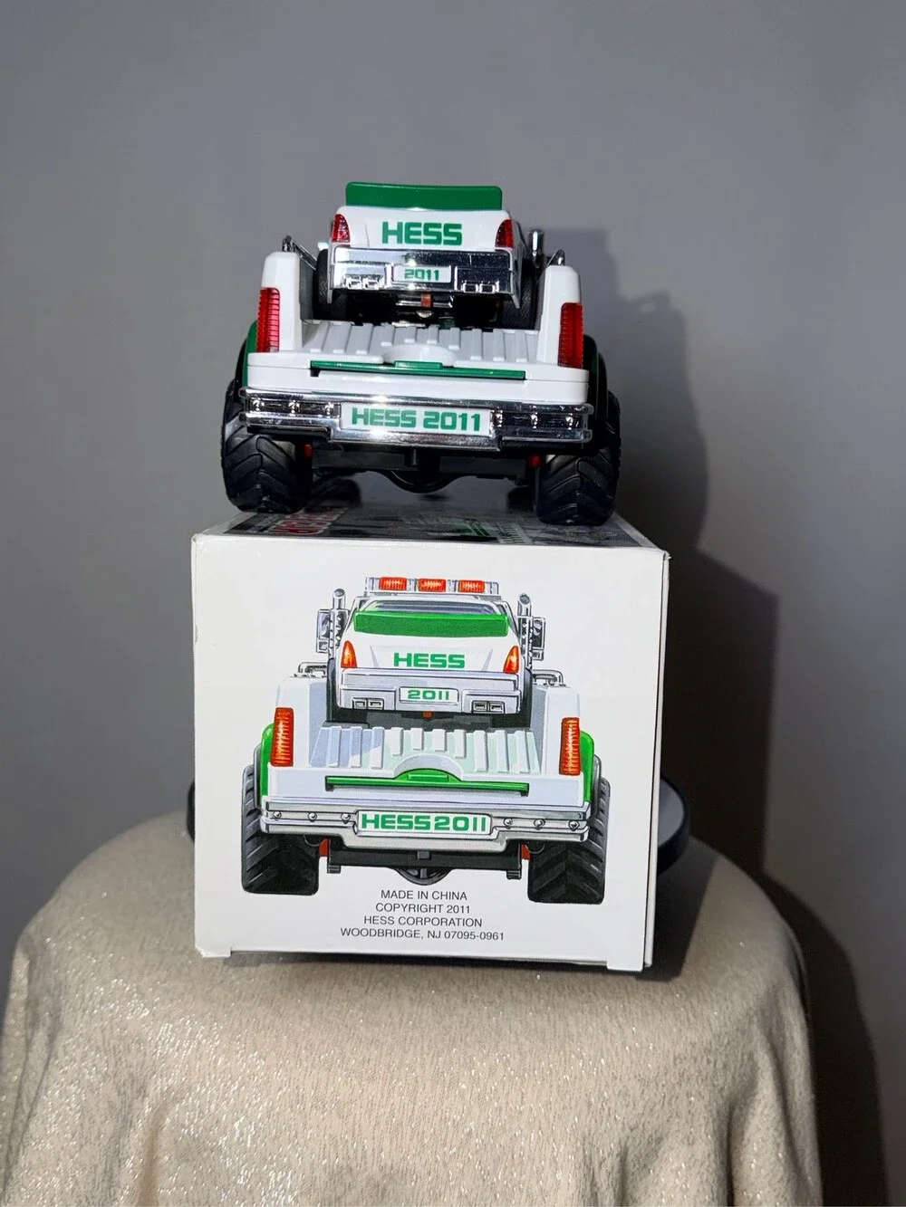 2011 Hess Toy Truck and Race Car Set in Box